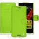 가죽 커버 Sony Xperia XZ - Vert fluo