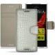 Housse cuir Sony Xperia XZ - Crocodile milk
