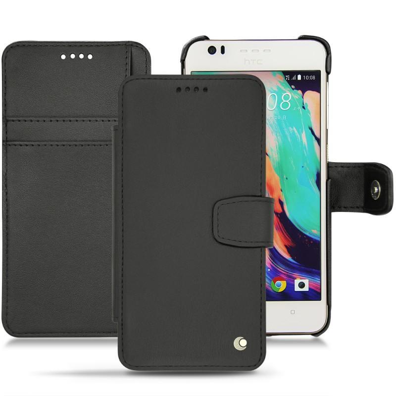 가죽 커버 HTC Desire 10 Lifestyle - Noir ( Nappa - Black ) 