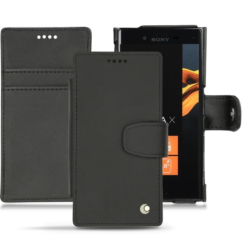 レザーケース Sony Xperia X Compact - Noir ( Nappa - Black ) 