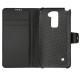 Custodia in pelle LG Stylus 2 Plus - Noir ( Nappa - Black ) 
