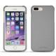 Apple iPhone 7 Plus leather cover - Gris PU