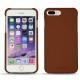 Apple iPhone 7 Plus leather cover - Marron PU