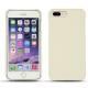 Apple iPhone 7 Plus leather cover - Blanc PU