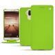 Huawei Mate 9 leather case - Vert fluo