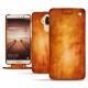 Housse cuir Huawei Mate 9 - Orange Patine