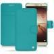 Housse cuir Huawei Mate 9 - Bleu fluo