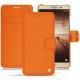 硬质真皮保护套 Huawei Mate 9 - Orange fluo