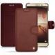Huawei Mate 9 leather case - Passion vintage ( Glutton - Red ) 