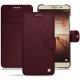 Housse cuir Huawei Mate 9 - Lie de vin ( Pantone 5115C ) 