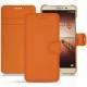 Huawei Mate 9 leather case - Orange PU