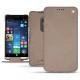 Housse cuir HP Elite x3 - Taupe vintage ( Pantone 7530C ) 