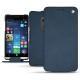 Custodia in pelle HP Elite x3 - Jean vintage ( Roughtcut - Pantone 285U  ) 