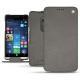 Housse cuir HP Elite x3 - Acier vintage ( Pantone 403C ) 