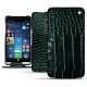 Funda de piel HP Elite x3 - Crocodile pino