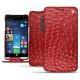 HP Elite x3 leather case - Autruche ciliegia