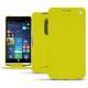 HP Elite x3 leather case - Jaune fluo