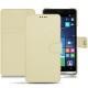レザーケース HP Elite x3 - Ivoire ( Sleek P C12 - White ) 