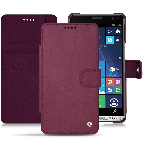 Capa em pele HP Elite x3Prune vintage ( Pantone #612434 ) 