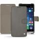 Housse cuir HP Elite x3 - Acier vintage ( Pantone 403C ) 