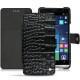 Housse cuir HP Elite x3 - Crocodile nero