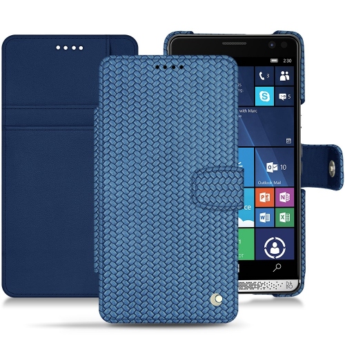 Custodia in pelle HP Elite x3Abaca ishia ( Pantone #395775 ) 