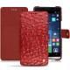 HP Elite x3 leather case - Autruche ciliegia