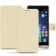Funda de piel HP Elite x3 - Beige ( Nappa - Pantone 7502C ) 