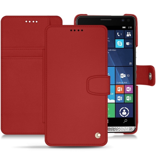 Funda de piel HP Elite x3Rouge ( Nappa - Pantone #d50032 ) 