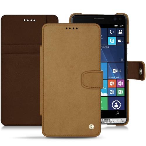 HP Elite x3 Prime leather caseSable vintage ( Pantone #9b7340 ) 