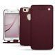Housse cuir Huawei Nova - Lie de vin ( Pantone 5115C ) 