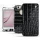 Huawei Nova leather case - Crocodile nero