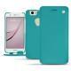 Custodia in pelle Huawei Nova - Bleu fluo