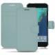 Google Pixel XL leather case - Bleu Ciel PU