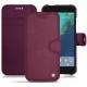 Housse cuir Google Pixel XL - Prune vintage ( Pantone 512C ) 
