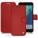 Housse cuir Google Pixel XL - Rouge ( Nappa - Pantone 199C ) 