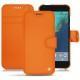 Housse cuir Google Pixel XL - Orange fluo