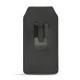 Astuccio universale verticale per telefono - pelle, formato picc - Noir ( Nappa - Black ) 
