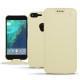 Housse cuir Google Pixel XL - Ivoire ( Sleek P C12 - White ) 