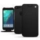 Google Pixel XL leather case - Ebène ( Sleek P C12 - Black ) 