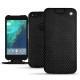 Housse cuir Google Pixel XL - Serpent nero