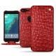 Funda de piel Google Pixel XL - Autruche ciliegia