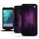 Housse cuir Google Pixel XL - Violet Patine