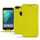 Capa em pele Google Pixel XL - Jaune fluo