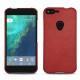 Coque cuir Google Pixel XL - Cerise vintage ( Pantone 185C ) 