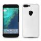 Custodia in pelle Google Pixel XL - Platinium ( Bologna Hi Gloss Metallic - Pantone 877C ) 