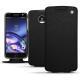 가죽 커버 Lenovo  Moto Z - Ebène ( Sleek P C12 - Black ) 