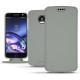 Capa em pele Lenovo Moto Z - Gris PU