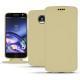 Capa em pele Lenovo Moto Z - Beige PU