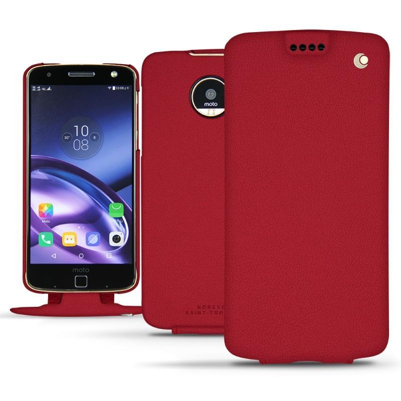Capa em pele Lenovo Moto Z